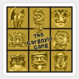 The Golden Gargoyle Gang Sticker